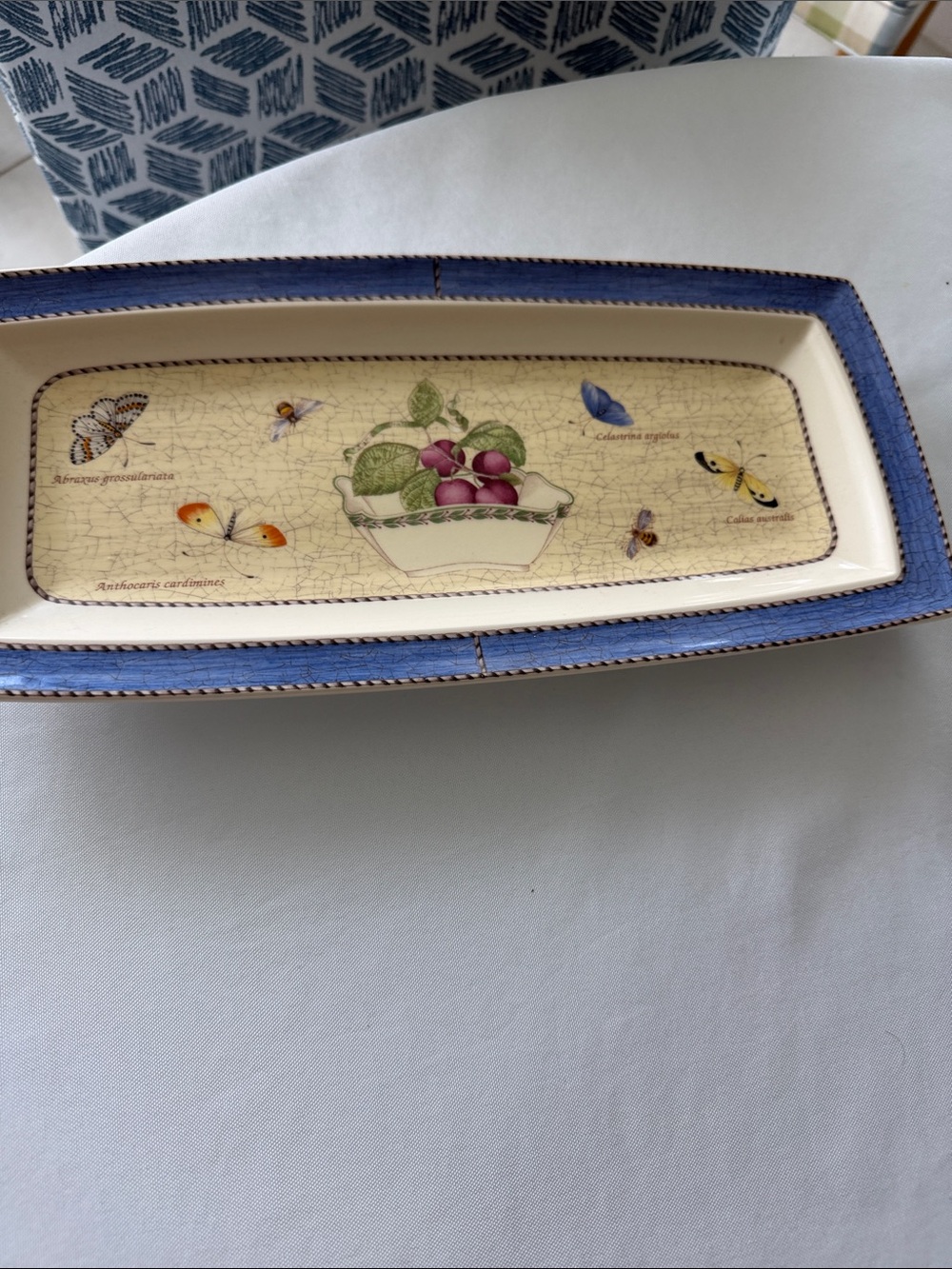 NWOT Wedgwood Sarah’s Garden Rectangular Tray